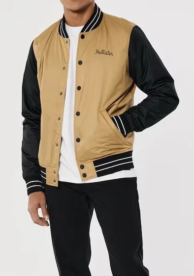 Hollister baseball jacket sale