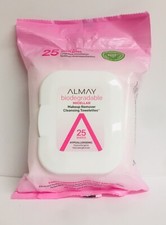  3 Biodegradable Makeup Remover Cleansing Towelettes 25 Wipes 75 Total 