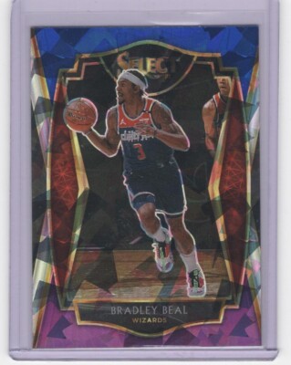 2020-21 Select Blue Purple Ice Prizm Bradley Beal #127 Wizards