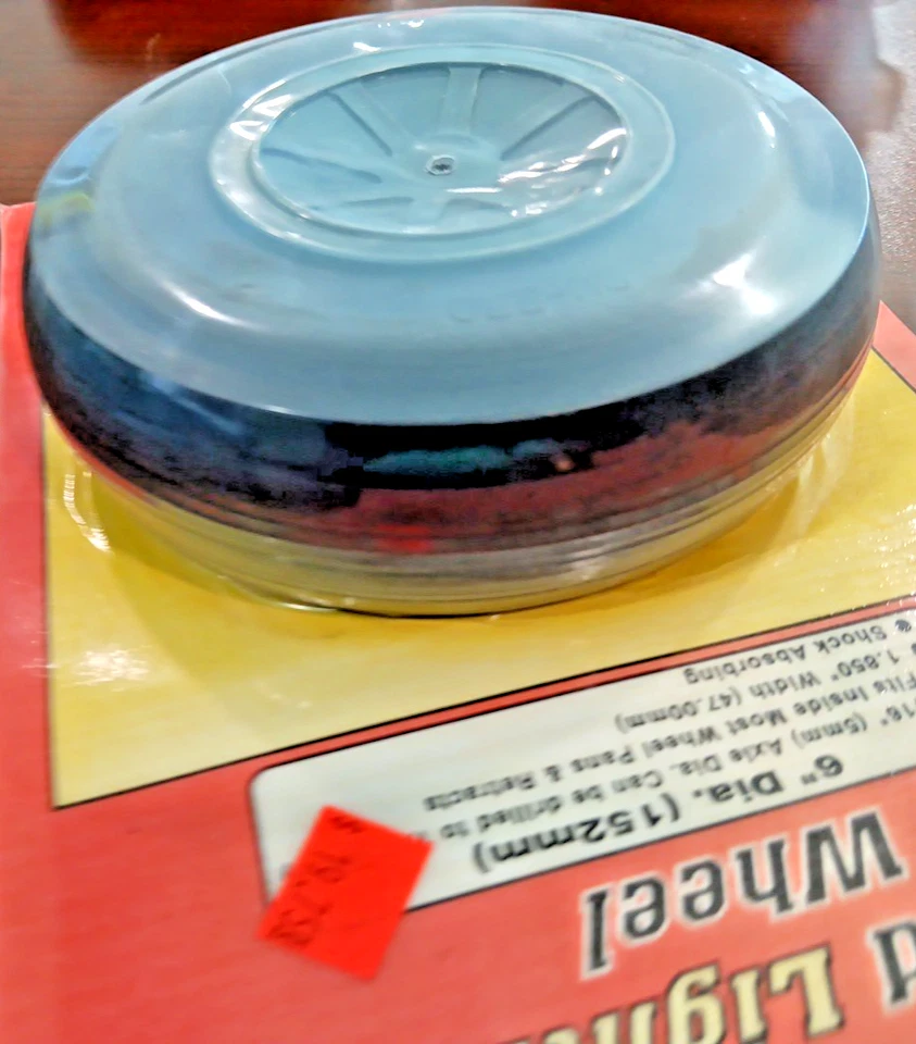 DU-BRO CAT. #600TL ~ ¡NUEVO EN PAQUETE!!~Rueda ligera pisada de 6 1/2" de diámetro Foto 3 de 3