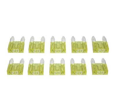 Lot De 10 Fusibles Plats 7,5A Enfichables - Pour Dépannage électrique