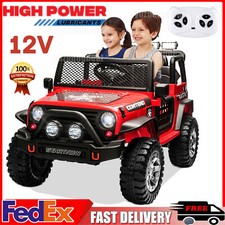 12V Kids Ride On Car Electric Vehicle Jeep Toy Truck w/Remote Control 2 Seater