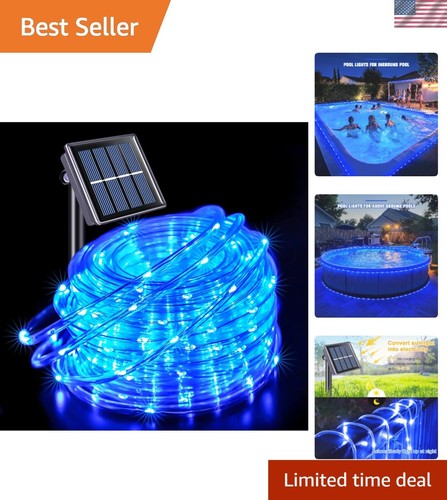Transform Your Outdoors with 200 LED Solar Pool Lights - 8 Mode ...