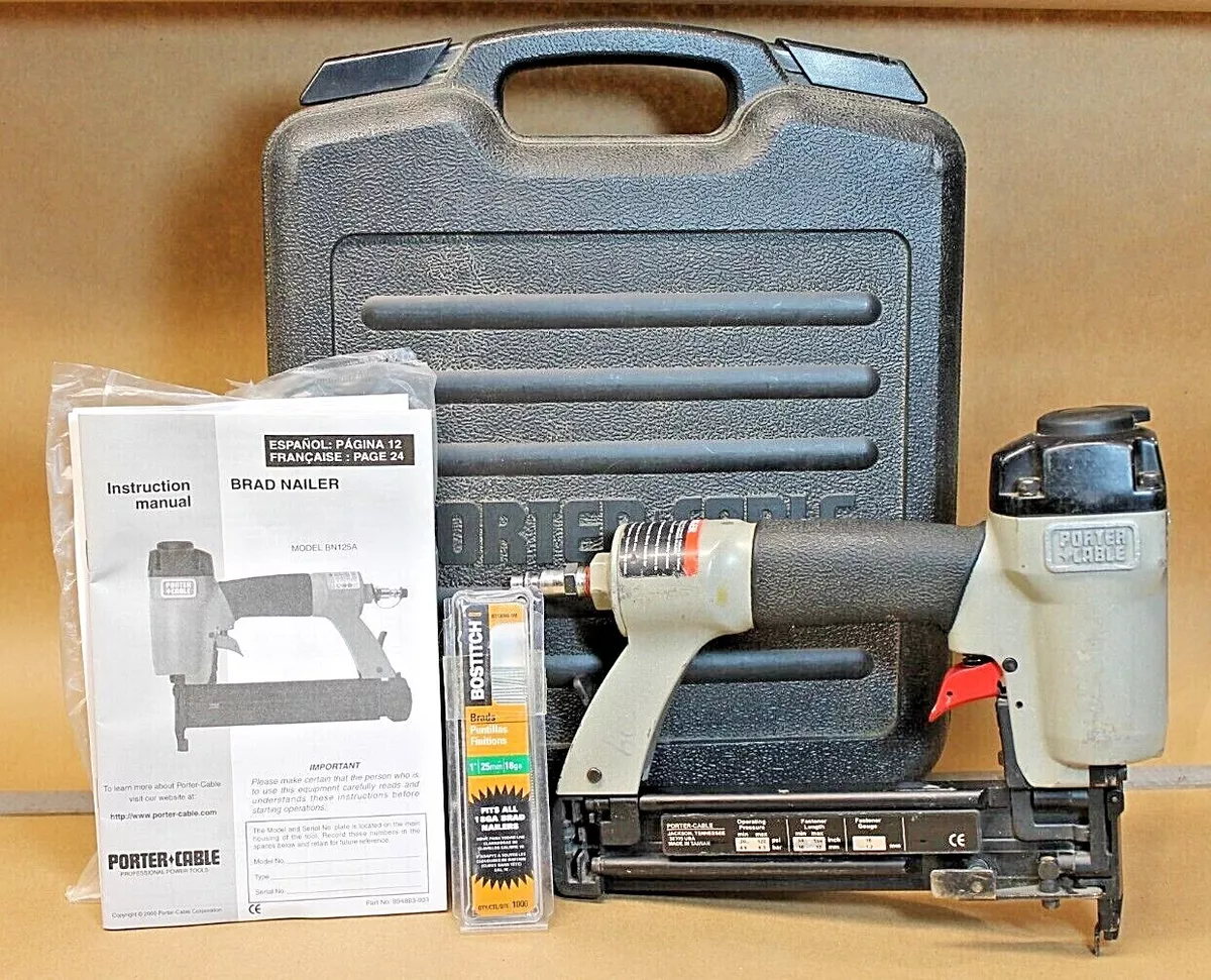 Porter Cable BN125A 18 Gauge Brad Nailer Tested