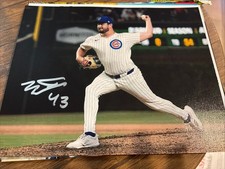 LUKE LITTLE SIGNED CHICAGO CUBS PITCHER 8x10 PHOTO