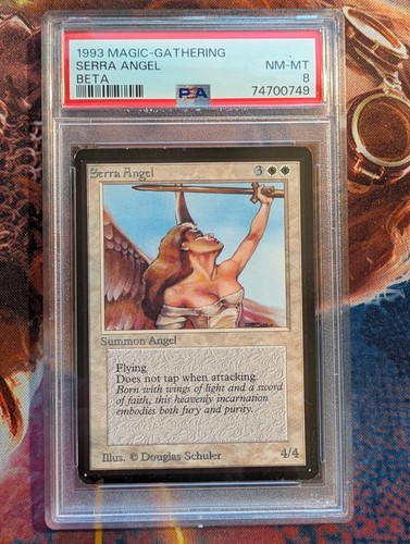 Magic the Gathering Serra Angel - Beta PSA 8 NM-MT