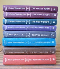 Lot of 8  A Series of Unfortunate Events By Lemony Snicket Set Hardcover