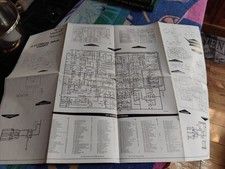 Jaguar Daimler Electrical Data Chart XJ6 XJ12 Series 3 XJS 1983 sehr guter Zustand Schalttafel