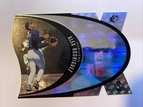 ALEX RODRIGUEZ 1997 UPPER DECK SPX DIE CUT SILVER PARALLEL #SPX46