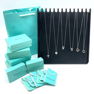 Set 6 accessori collana ciondolo originale Tiffany&Co.SV925 con scatola/sacchetto antipolvere SK120214