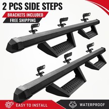 Truck Running Board Fit 2009-2014 Ford F150 Super Cab Drop Step 4 Nerf Bar Bcka