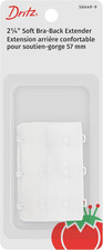 2-1/4" Soft Back, White Bra Extender, 2-1/4-Inch