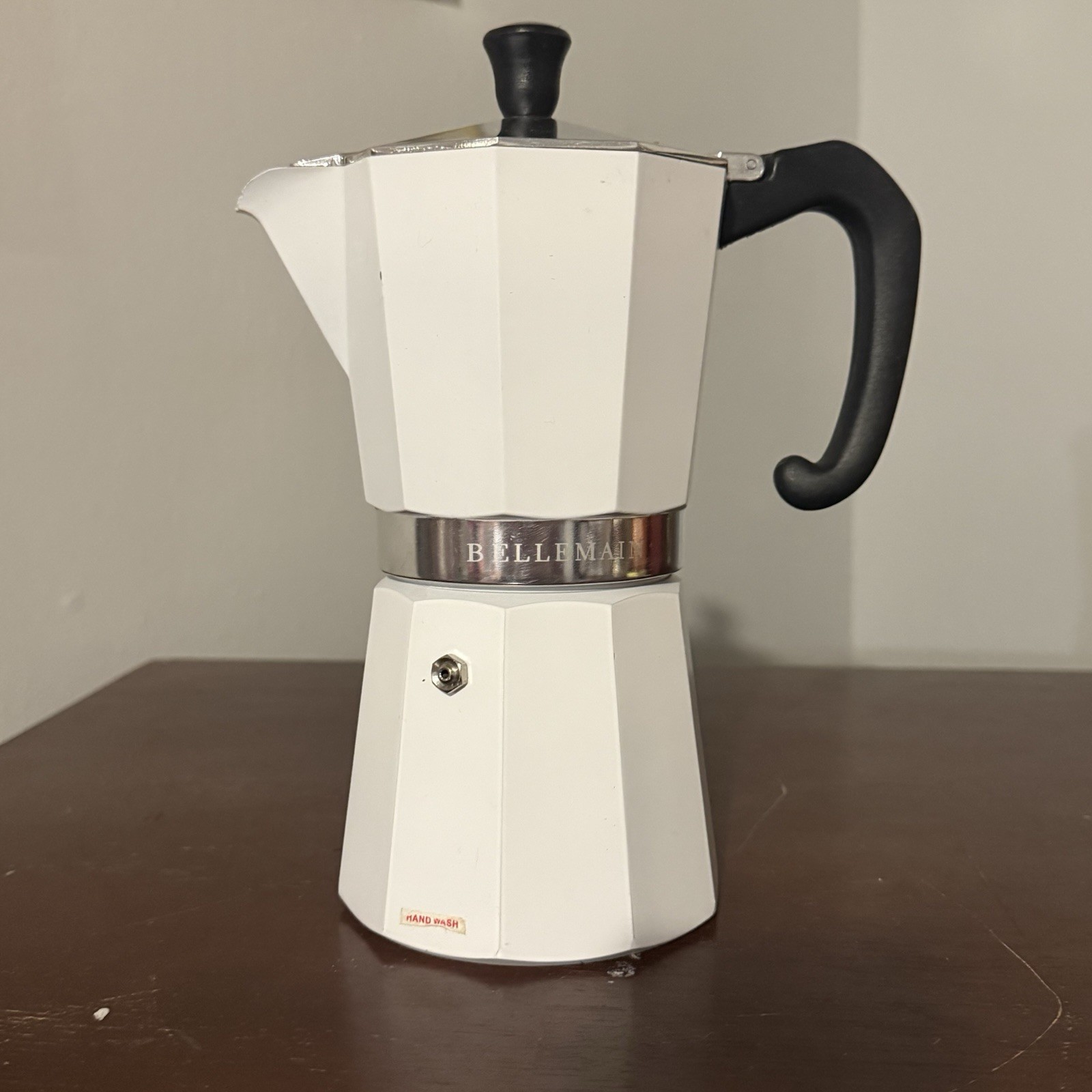 Moka Pot 3 Cup, White Sm Scratch See Pics