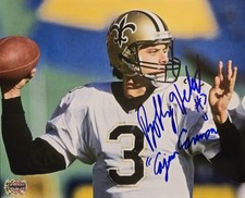 Bobby Herbert New Orleans Saints Autographed Signed 8x10 Photo w/ AAA COA