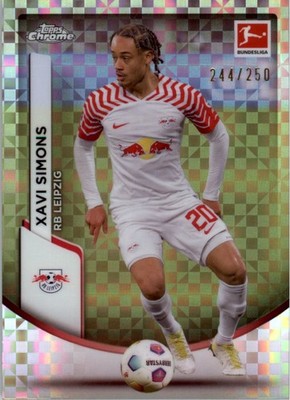 2023-24 Topps Chrome Bundesliga X-Fractors #56 Xavi Simons /250 - SCR