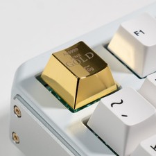 Artisan Zinc Alloy Keycap For Mechanical Keyboard ESC Key 1U MX Gold IDP01