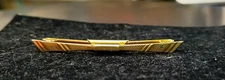 Vintage Swank 50 Collar Bar Clip Stay Gold Tone Pat No 75818