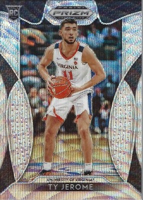 2019-20 Panini Prizm Draft Picks Prizms Blue Wave #88 Ty Jerome /299 - BSK