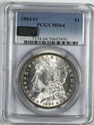 1884-O Morgan Dollar : PCGS MS64