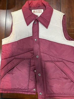 Vintage 1970s Academy Broadway Vintage Men s Puffer Vest Size L