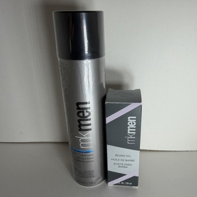 Mary Kay MK Men Shave Foam Cream for Sensitive Skin 6.5 ounce Beard Oil Lot