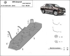 Stahl Unterfahrschutz für Kraftstofftank VW Amarok für Vers ohne Werksschutz
