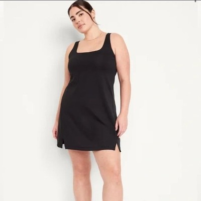 Old Navy power soft dress Active Chic Black Sleeveless