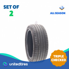 Set Of 2 Used 22545r17 Kumho Solus Ta51 91w - 732 Set Of 2 Used 22545r17 Kumho Solus Ta51 91w - 732