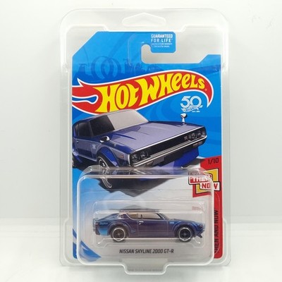 Hot Wheels 2018 Super Treasure Hunt Nissan Skyline 2000GT-R Kenmeri mit Prote...