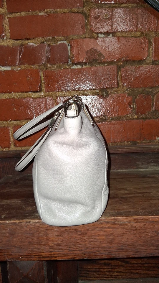 Cartera Bandolera Coach Kelsey Cuero Guijarro Taupe 28095 Foto 3 de 4