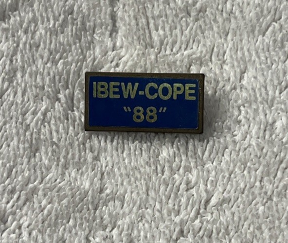 1988 IBEW-COPE Lapel Pin