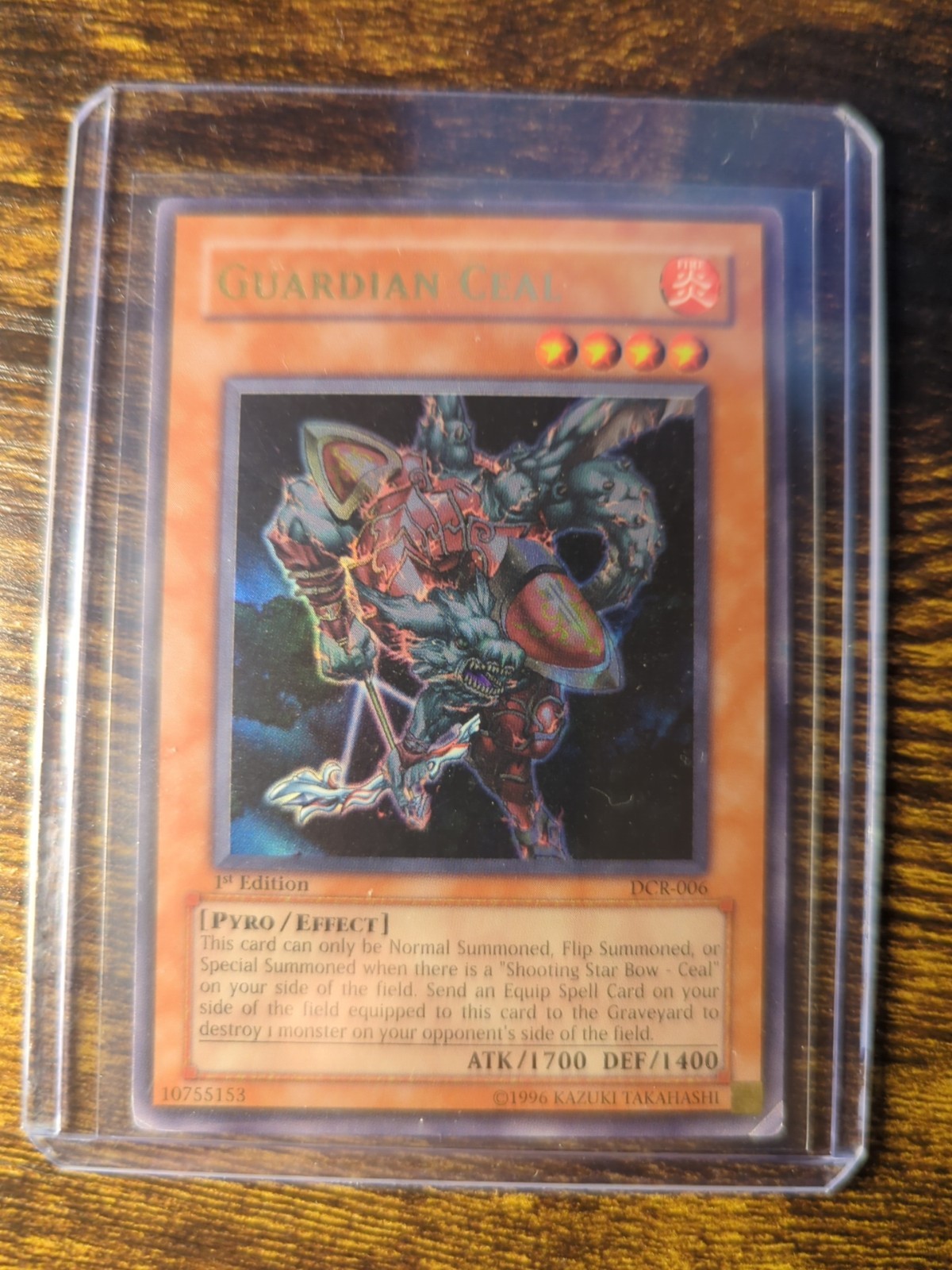 Yu-Gi-Oh Guardian Ceal DCR-006 1st Edition Ultra Rare