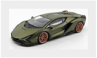 Burago 18-11046-GREEN Lamborghini - Sian Fkp 37 Hybrid 2020 - Verde Gea - GrÜN