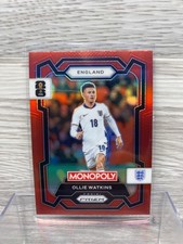 2026 Panini Prizm Monopoly FIFA World Cup Ollie Watkins #25 Red Prizm England