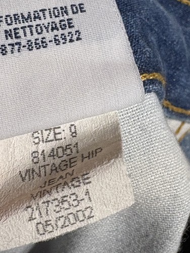 Vintage Tommy Hilfiger Jeans Size 9 Hip Jean Tommy Girl Low Rise Slim NWT Y2K 02 - Afbeelding 15 van 15
