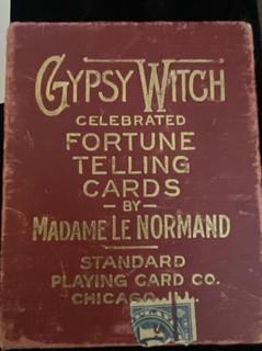 Antique 1903 Gypsy Witch Fortune Telling Cards Complete 53