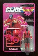 G.I. Joe Super 7 Reaction  Plus Ninja Force Cobra Commander Target ExclusiveNEW