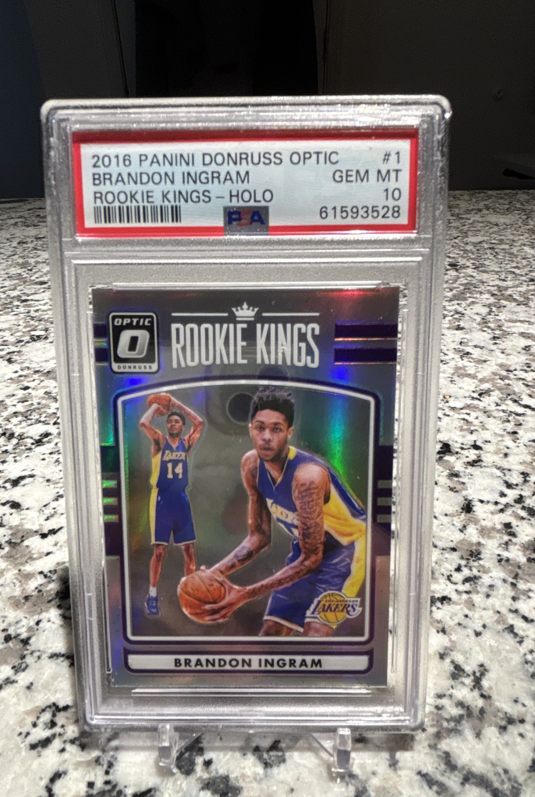 2016-17 Panini Donruss Optic - Rookie Kings Brandon Ingram #1 Holo Silver Prizm