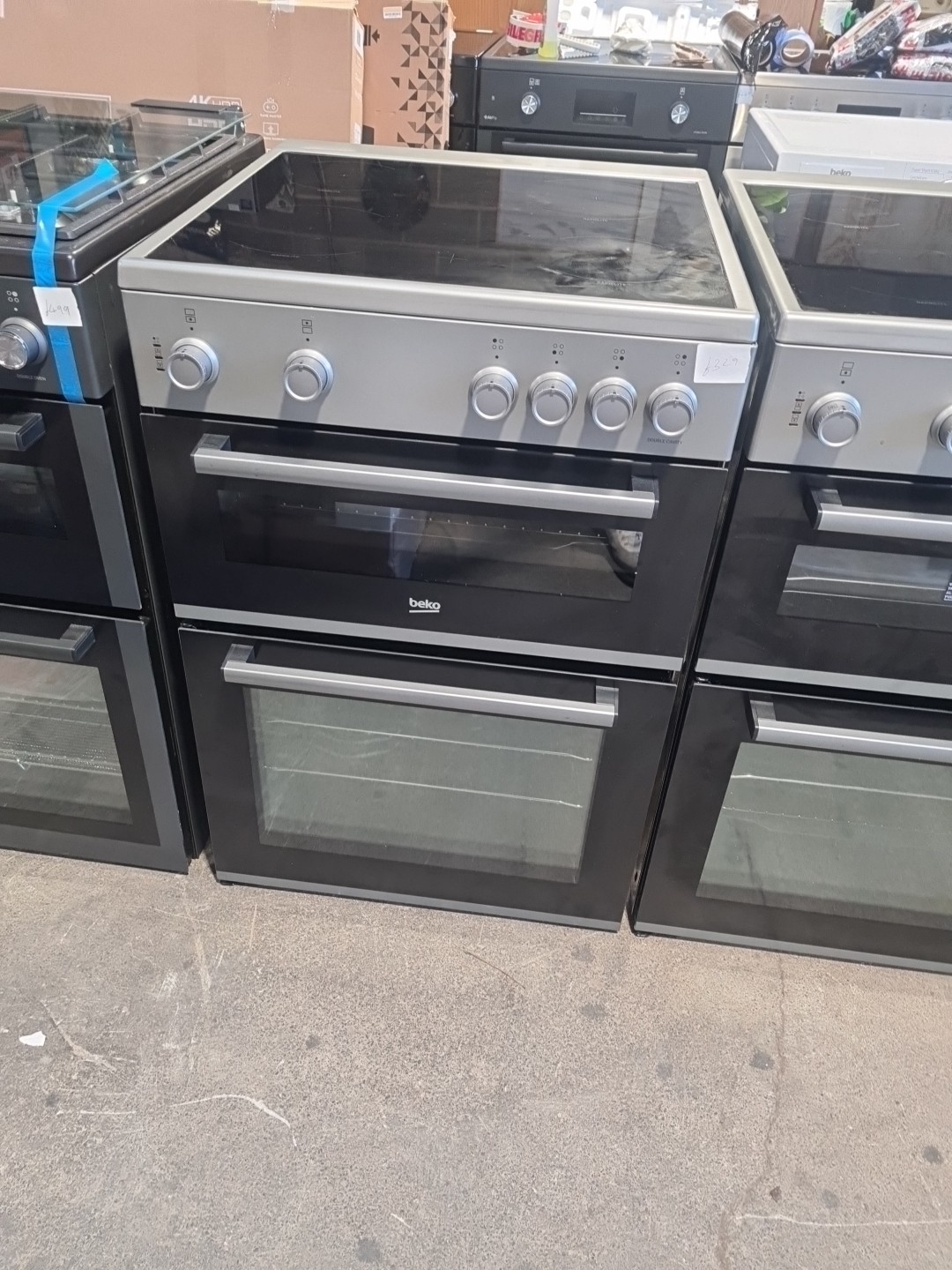 Beko 60cm Ceramic Hob Electric Cooker - FTC6701S