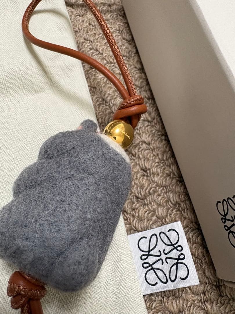 LOEWE x Suna Fujita Hamster Ladybug Bag Charm Limited With Box