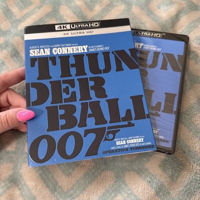 NEW** Thunderball 4K Ultra HD Blu-ray W-Slip James Bond 007 Sealed Sean Connery