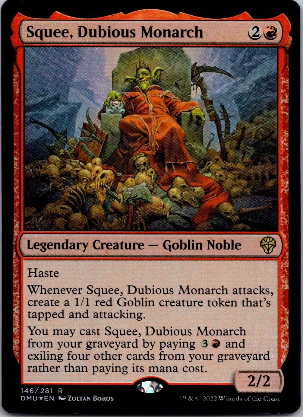 Squee, Dubious Monarch 146 Rare Magic: The Gathering Foil NM
