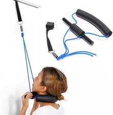 Cervical Neck Traction Device Over Door Home Use for Neck Pain Relief, Portable