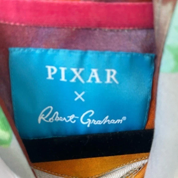 Sudadera con Capucha Floral Pixar X Robert Graham Paradise Falls Kevin Bird Talla L Colorida Foto 3 de 4