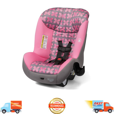 Cosco Kids Scenera Extend Infant & Toddler Convertible Car Seat, Pink Butterfly