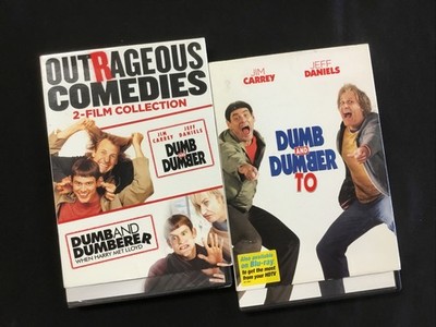 Dumb and Dumber/Dumberer, Dumber and Dumber To - Trilogy DVD Lot CARREY DANIELS