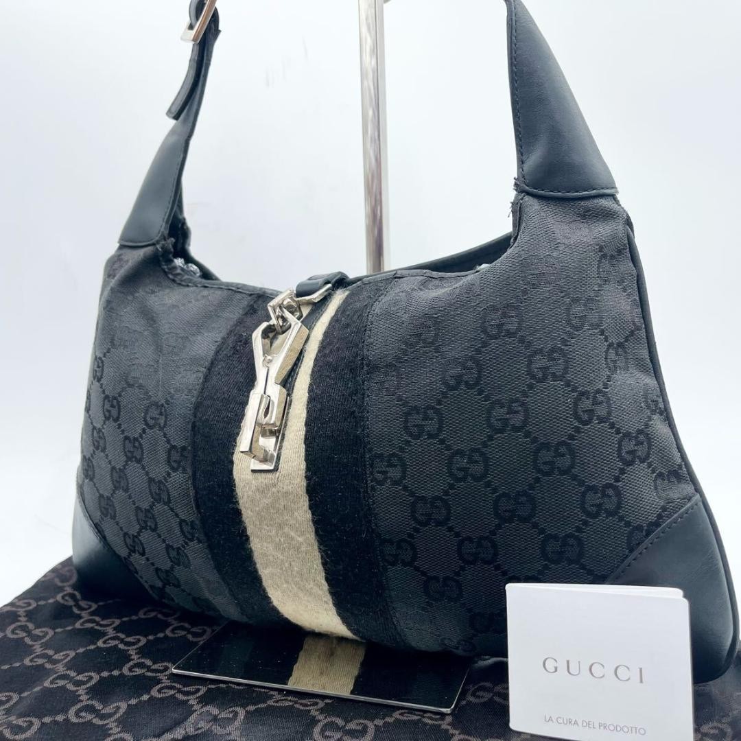 GUCCI GG Canvas Candensky Sherry One Shoulder Bag in Signature Monogram