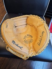 Markwort Catcher's Mitt Glove C-201 Top Grain Leather Raw Hide Lacing Meas 34"