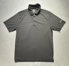 Cutter & Buck Polo Shirt Adult Large Gray Golf Performance Stretch Casual Mens
