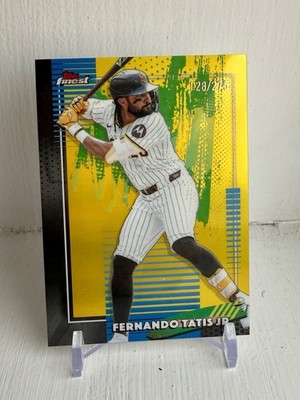 2026 Topps Finest Baseball - Fernando Tatis Jr. #27 Common /275 Yellow Padres